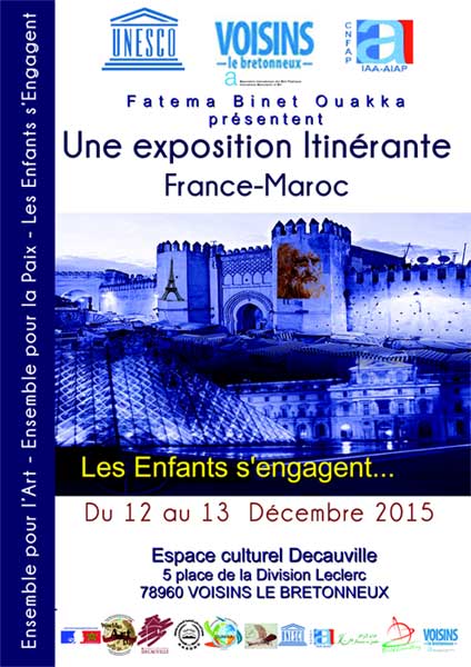 Exposition itinérante France Maroc 2015