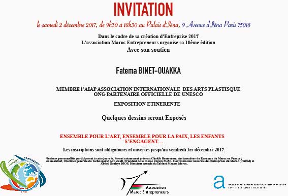 Exposition Palais d'Iéna 2017