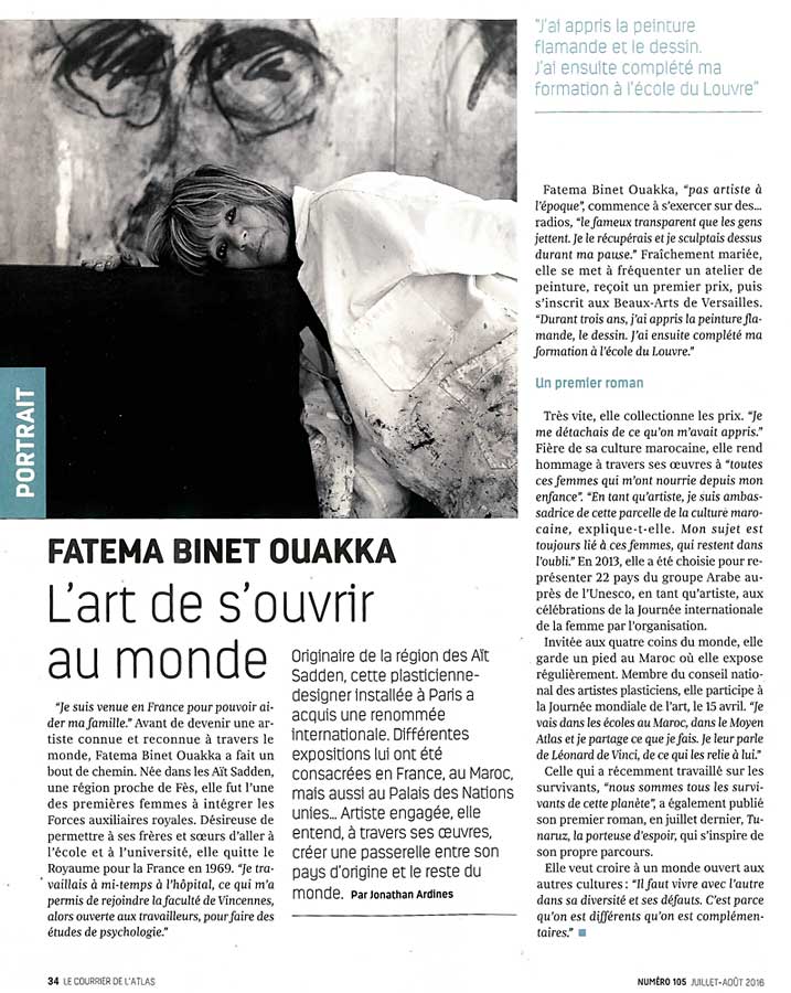 Fatema Binet Ouakka Atlas 2016