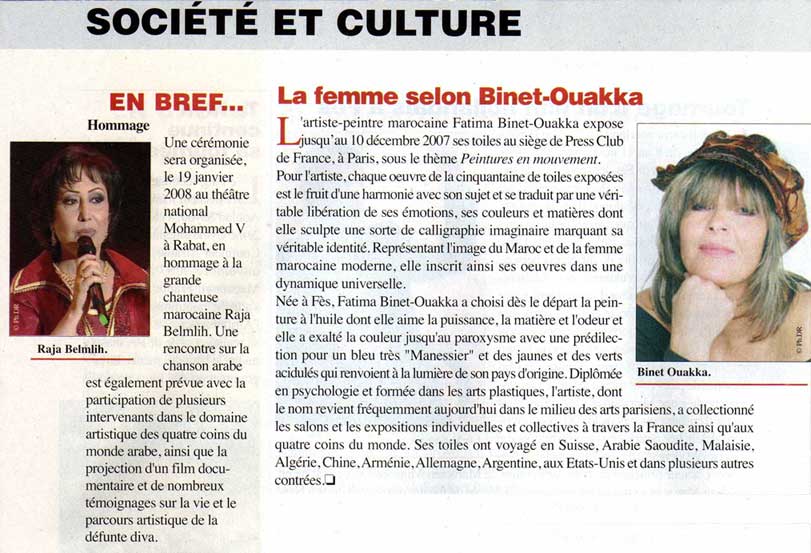 Fatima binet Presse
