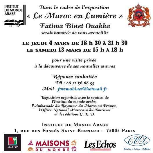 expo Maroc en lumiere