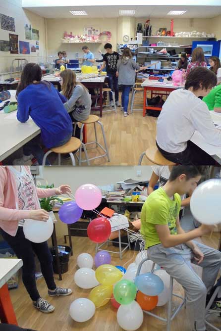 Journee mondiale de l'art 2015 college Hélène Boucher