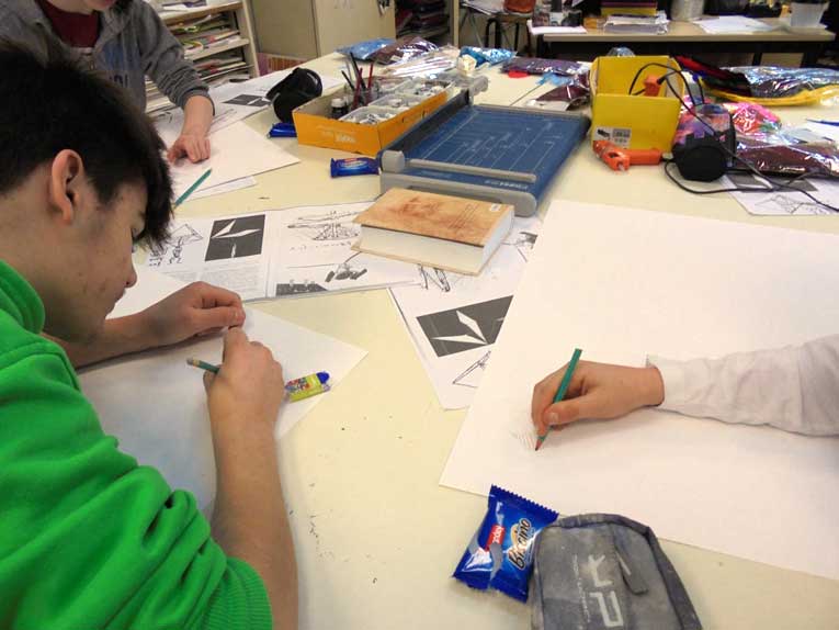 Journee mondiale de l'art 2015 college Hélène Boucher